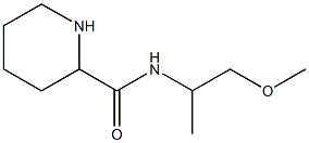 N-(1-methoxypropan-2-yl)piperidine-2-carboxamide Structure