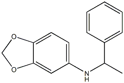 N-(1-phenylethyl)-2H-1,3-benzodioxol-5-amine Struktur