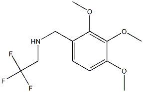 N-(2,2,2-trifluoroethyl)-N-(2,3,4-trimethoxybenzyl)amine Struktur