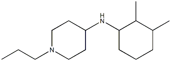 N-(2,3-dimethylcyclohexyl)-1-propylpiperidin-4-amine Struktur