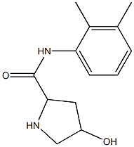 N-(2,3-dimethylphenyl)-4-hydroxypyrrolidine-2-carboxamide Struktur