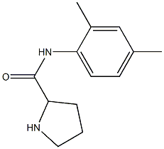 N-(2,4-dimethylphenyl)pyrrolidine-2-carboxamide Struktur