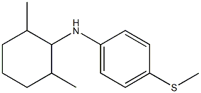 N-(2,6-dimethylcyclohexyl)-4-(methylsulfanyl)aniline Struktur