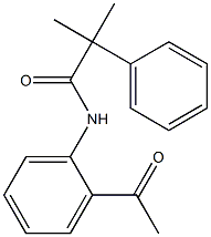 N-(2-acetylphenyl)-2-methyl-2-phenylpropanamide Struktur