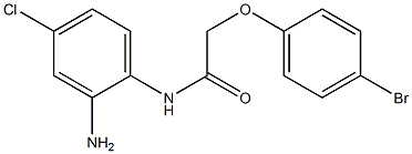 N-(2-amino-4-chlorophenyl)-2-(4-bromophenoxy)acetamide Struktur