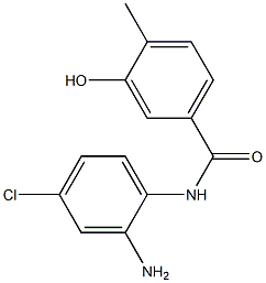 N-(2-amino-4-chlorophenyl)-3-hydroxy-4-methylbenzamide Struktur