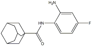 N-(2-amino-4-fluorophenyl)adamantane-1-carboxamide Struktur