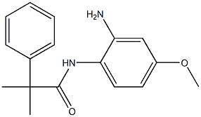 N-(2-amino-4-methoxyphenyl)-2-methyl-2-phenylpropanamide Struktur