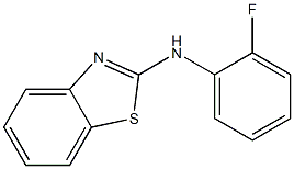 N-(2-fluorophenyl)-1,3-benzothiazol-2-amine Struktur