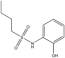 N-(2-hydroxyphenyl)butane-1-sulfonamide Struktur