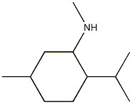 N-(2-isopropyl-5-methylcyclohexyl)-N-methylamine Struktur