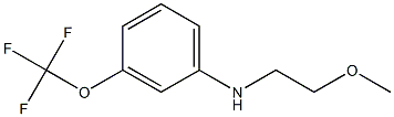 N-(2-methoxyethyl)-3-(trifluoromethoxy)aniline Struktur