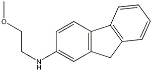 N-(2-methoxyethyl)-9H-fluoren-2-amine Struktur