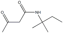 N-(2-methylbutan-2-yl)-3-oxobutanamide Struktur