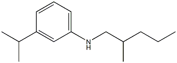 N-(2-methylpentyl)-3-(propan-2-yl)aniline Struktur