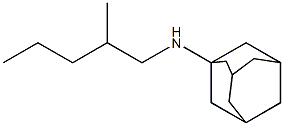 N-(2-methylpentyl)adamantan-1-amine Struktur