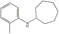 N-(2-methylphenyl)cycloheptanamine Struktur