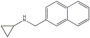 N-(2-naphthylmethyl)cyclopropanamine Struktur