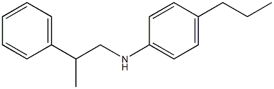 N-(2-phenylpropyl)-4-propylaniline Struktur