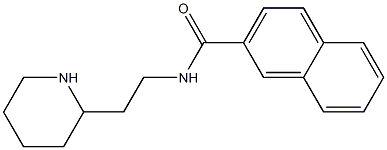 N-(2-piperidin-2-ylethyl)-2-naphthamide Struktur