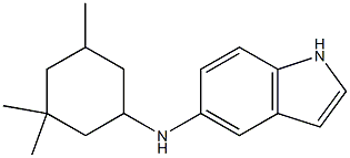 N-(3,3,5-trimethylcyclohexyl)-1H-indol-5-amine Struktur