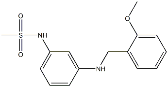 N-(3-{[(2-methoxyphenyl)methyl]amino}phenyl)methanesulfonamide Struktur