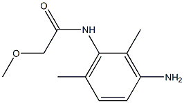 N-(3-amino-2,6-dimethylphenyl)-2-methoxyacetamide Struktur