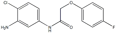 N-(3-amino-4-chlorophenyl)-2-(4-fluorophenoxy)acetamide Struktur