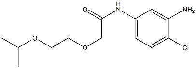 N-(3-amino-4-chlorophenyl)-2-[2-(propan-2-yloxy)ethoxy]acetamide Struktur