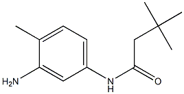 N-(3-amino-4-methylphenyl)-3,3-dimethylbutanamide Struktur