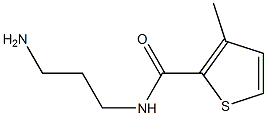 N-(3-aminopropyl)-3-methylthiophene-2-carboxamide Struktur