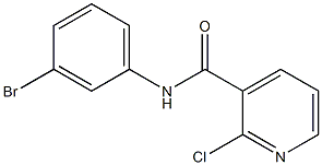 N-(3-bromophenyl)-2-chloropyridine-3-carboxamide Struktur