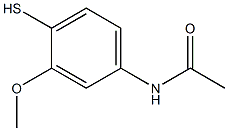 N-(3-methoxy-4-sulfanylphenyl)acetamide Struktur