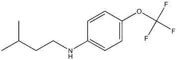 N-(3-methylbutyl)-4-(trifluoromethoxy)aniline Struktur