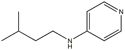 N-(3-methylbutyl)pyridin-4-amine Struktur