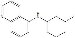 N-(3-methylcyclohexyl)quinolin-5-amine Struktur