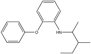 N-(3-methylpentan-2-yl)-2-phenoxyaniline Struktur