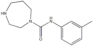 N-(3-methylphenyl)-1,4-diazepane-1-carboxamide Struktur