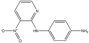 N-(3-nitropyridin-2-yl)benzene-1,4-diamine Struktur