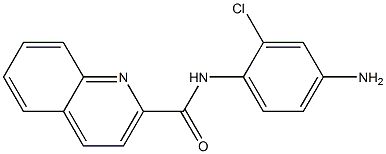 N-(4-amino-2-chlorophenyl)quinoline-2-carboxamide Struktur