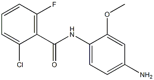 N-(4-amino-2-methoxyphenyl)-2-chloro-6-fluorobenzamide Struktur