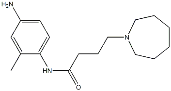 N-(4-amino-2-methylphenyl)-4-azepan-1-ylbutanamide Struktur