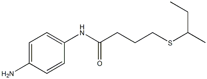 N-(4-aminophenyl)-4-(butan-2-ylsulfanyl)butanamide Struktur