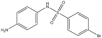 N-(4-aminophenyl)-4-bromobenzenesulfonamide Struktur