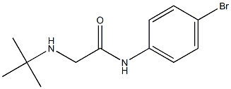 N-(4-bromophenyl)-2-(tert-butylamino)acetamide Struktur