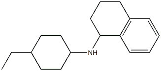 N-(4-ethylcyclohexyl)-1,2,3,4-tetrahydronaphthalen-1-amine Struktur