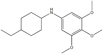 N-(4-ethylcyclohexyl)-3,4,5-trimethoxyaniline Struktur