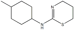 N-(4-methylcyclohexyl)-5,6-dihydro-4H-1,3-thiazin-2-amine Struktur