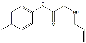 N-(4-methylphenyl)-2-(prop-2-en-1-ylamino)acetamide Struktur