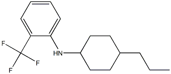 N-(4-propylcyclohexyl)-2-(trifluoromethyl)aniline Struktur